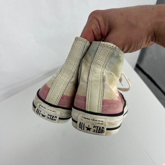 Converse Chuck Taylor 8 All Star High Top Sneaker Sunset Watercolor Pink 551629C - Picture 5 of 16